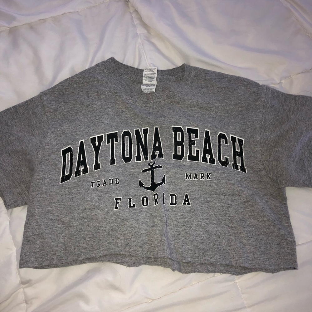 cropped daytona beach tee